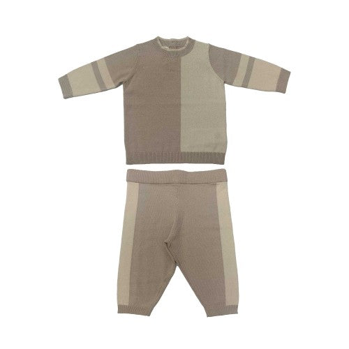 Front - Pretty Green Baby Loungewear Set