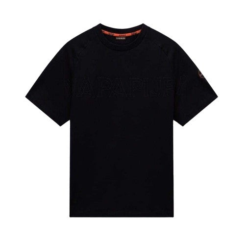 Front - Napapijri Mens Ambara Relaxed Fit T-Shirt