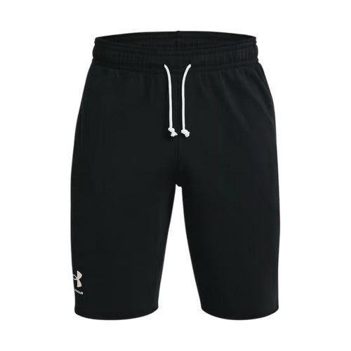 Front - Under Armour Mens Rival French Terry Shorts