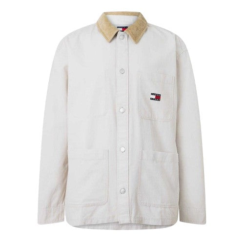 Front - Tommy Jeans Mens Overshirt