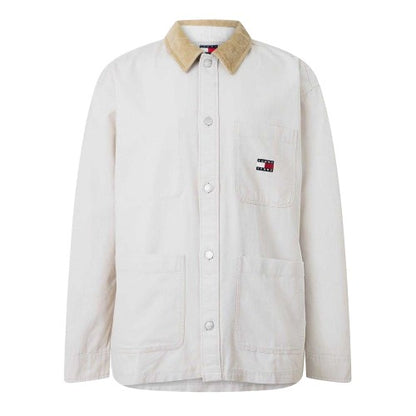 Front - Tommy Jeans Mens Overshirt