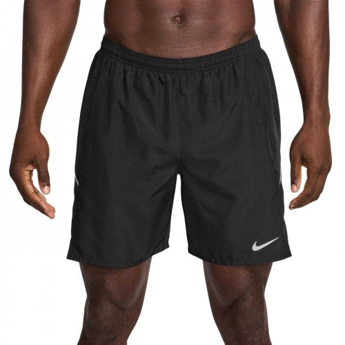 Front - Nike Mens Miler 2 in 1 Running Shorts