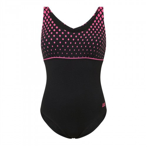 Front - Zoggs Womens/Ladies Clip One Piece Swimsuit