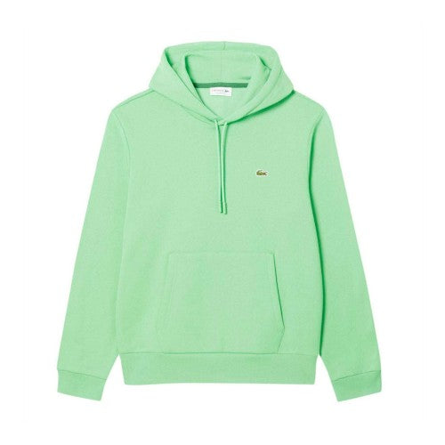 Front - Lacoste Mens Organic Cotton Pullover Hoodie