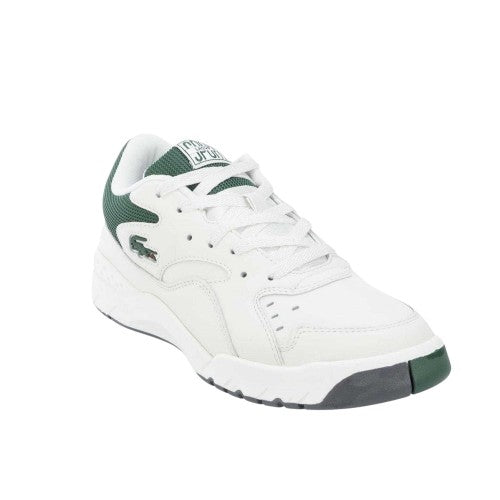 Front - Lacoste Mens 96 Leather Flat Trainers