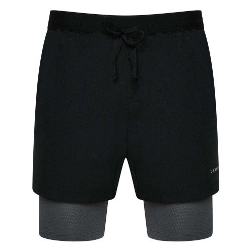 Front - Gym King Mens 2 in 1 Slim Running Shorts