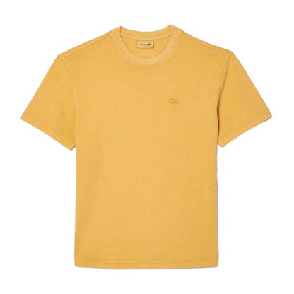 Front - Lacoste Mens Natural Dyed Jersey T-Shirt