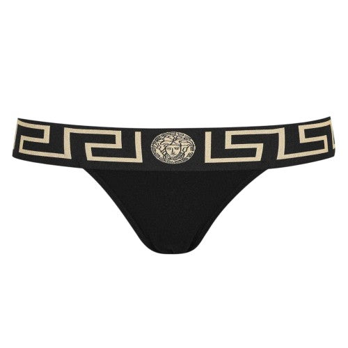 Front - Versace Womens/Ladies Greca Medusa Thong