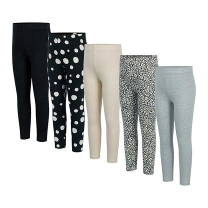 Front - Miso Girls Leggings (Pack of 5)