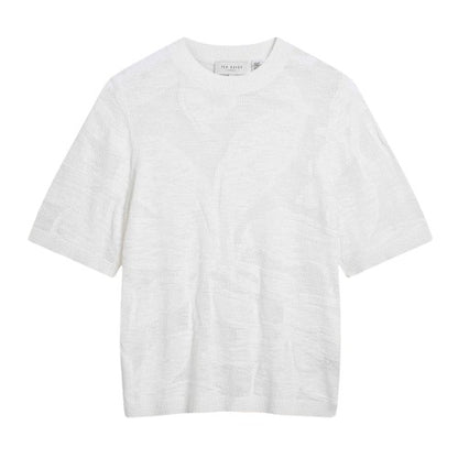 Front - Ted Baker Womens/Ladies Cotton Linen Short-Sleeved T-Shirt