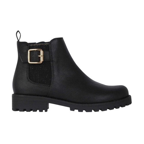 Front - Miso Girls Cojito Buckle Detail Boots