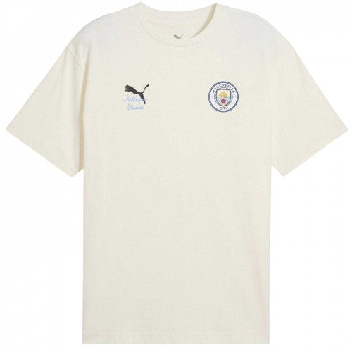 Front - Manchester City FC Unisex Adult Graphic Print Cotton T-Shirt