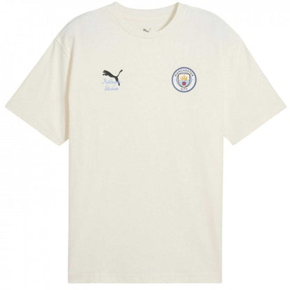 Front - Manchester City FC Unisex Adult Graphic Print Cotton T-Shirt