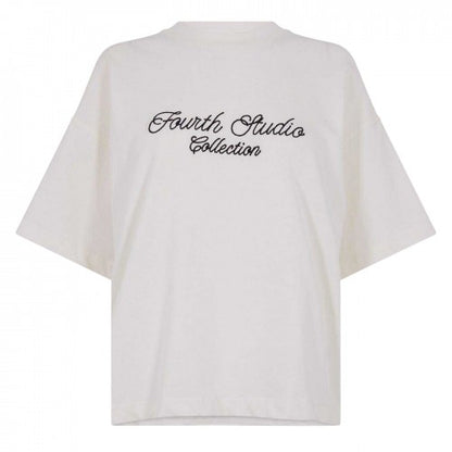 Front - 4th & Reckless Womens/Ladies Marina Oversized T-Shirt