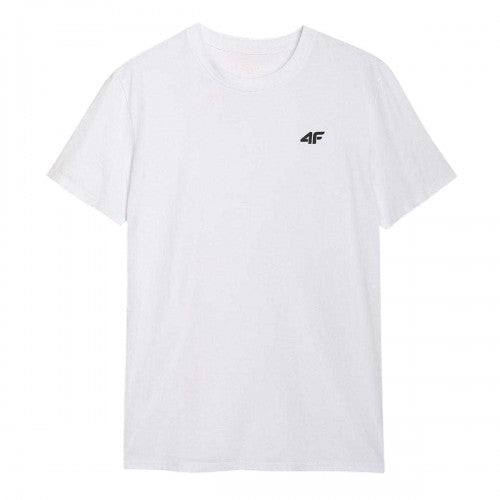 Front - 4F Mens Small Logo T-Shirt
