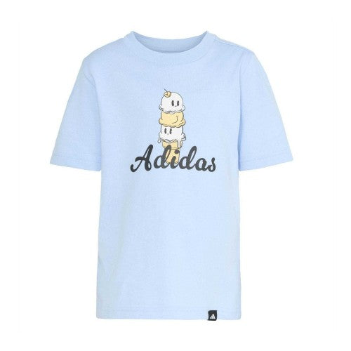 Front - Adidas Childrens/Kids Ice Cream Regular T-Shirt