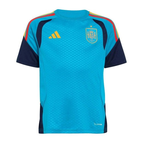 Front - Adidas Childrens/Kids Spain Football Jersey