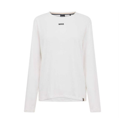 Front - Boss Womens/Ladies Long-Sleeved Pyjama Set