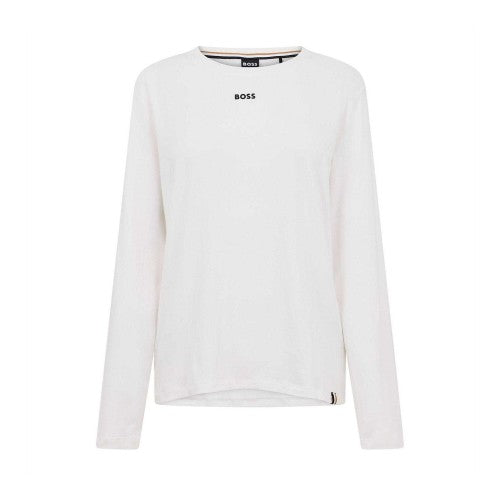 Front - Boss Womens/Ladies Long-Sleeved Pyjama Set