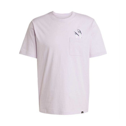 Front - Adidas Mens Pocket Slide Cotton T-Shirt