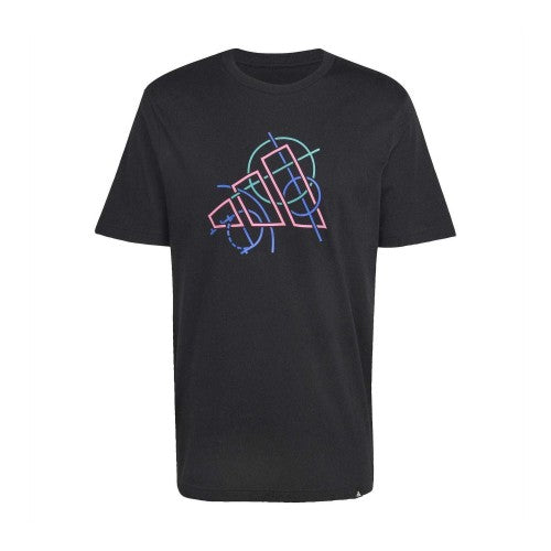 Front - Adidas Mens Abstract T-Shirt