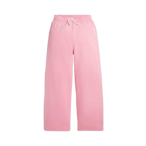 Front - Ralph Lauren Childrens/Kids Cotton Canvas Wide Leg Joggers