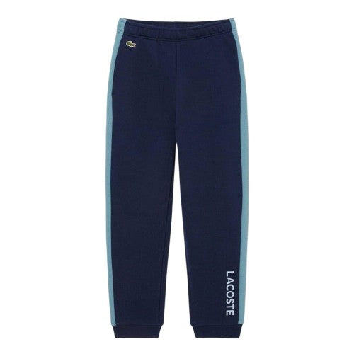 Front - Lacoste Childrens/Kids Colour Block Joggers