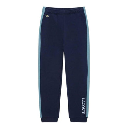 Front - Lacoste Childrens/Kids Colour Block Joggers
