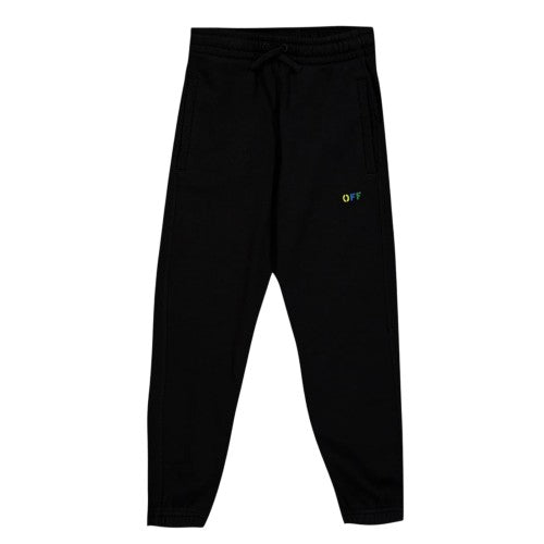 Front - Off White Childrens/Kids Lettering Joggers