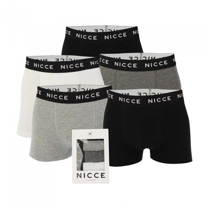 Front - Nicce Mens Haunton Boxer Shorts (Pack of 5)