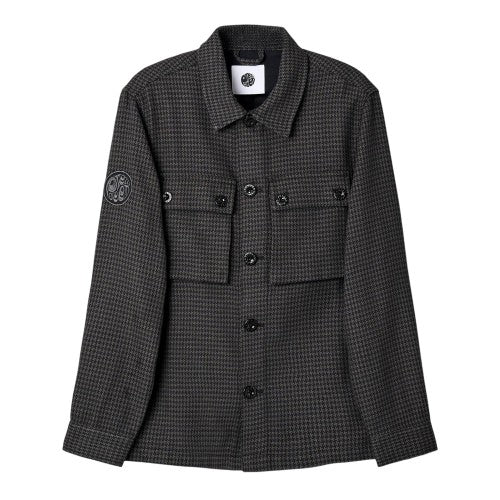 Front - Pretty Green Mens Kilburn Overshirt