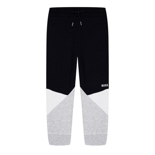 Front - Boss Childrens/Kids Colour Block Regular Joggers