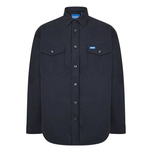 Front - Hugo Mens Ebad Long-Sleeved Overshirt