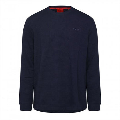 Front - Hugo Mens Austin Structured Pyjama Top