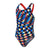 Front - Speedo Girls All-Over Print One Piece Swimsuit