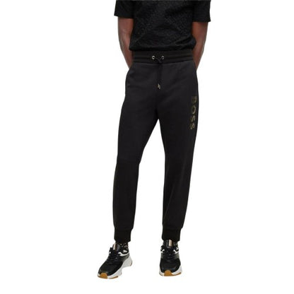 Front - Boss Mens Lamont Vertical Logo Slim Joggers