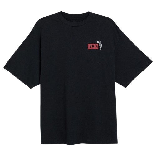 Front - Levis Womens/Ladies Back Print Loose Fit T-Shirt