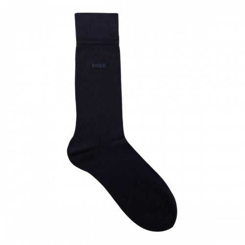 Front - Boss Unisex Adult Embroidered Logo Cotton Blend Crew Socks