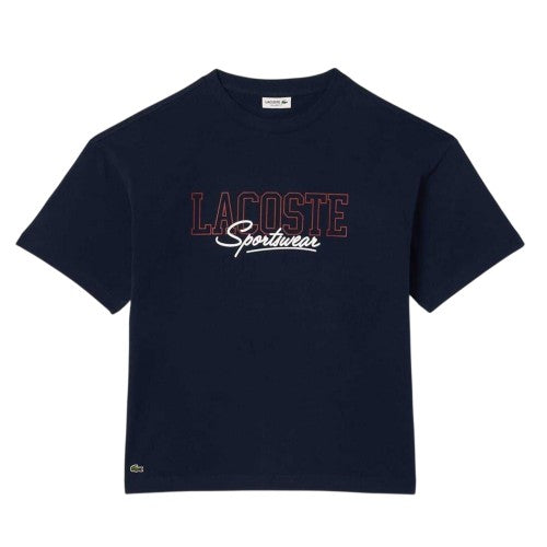 Front - Lacoste Childrens/Kids Cotton Relaxed Fit T-Shirt