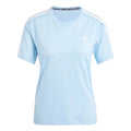 Front - Adidas Womens/Ladies Own The Run Stripe T-Shirt