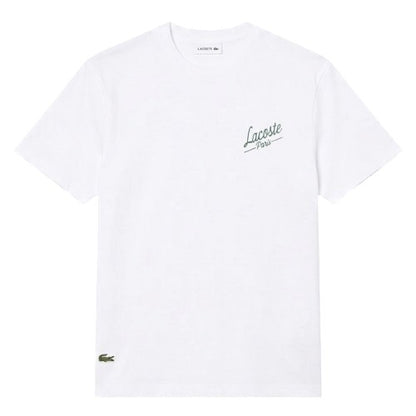 Front - Lacoste Mens Heritage Organic Cotton T-Shirt