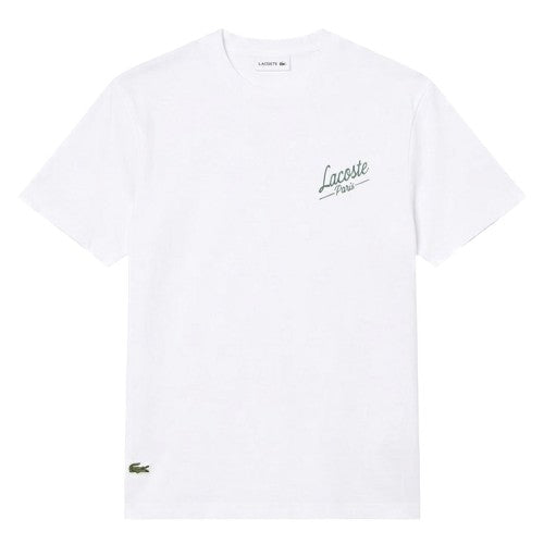 Front - Lacoste Mens Heritage Organic Cotton T-Shirt