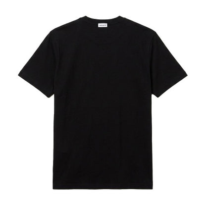 Front - Lacoste Mens Logo Premium Cotton T-Shirt