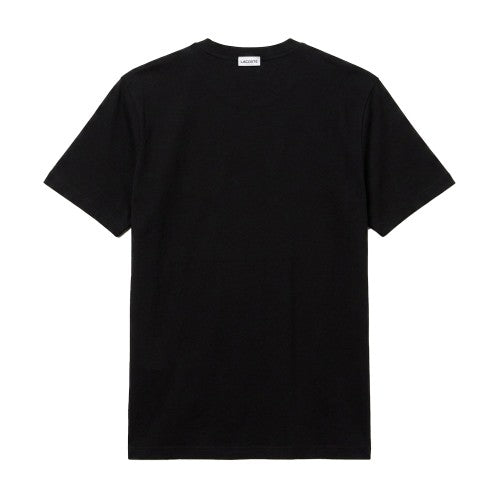 Front - Lacoste Mens Logo Premium Cotton T-Shirt