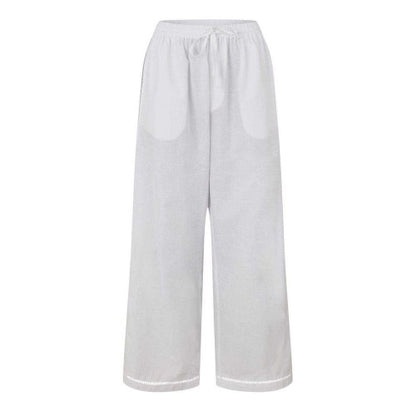 Front - Jack Wills Womens/Ladies Linen Relaxed Fit Trousers
