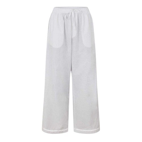 Front - Jack Wills Womens/Ladies Linen Relaxed Fit Trousers