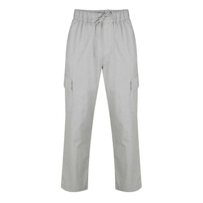 Front - Jack Wills Unisex Adult Linen Lightweight Relaxed Fit Cargo Trousers