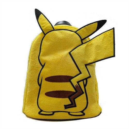 Front - Pokemon Pikachu Plush Mini Backpack