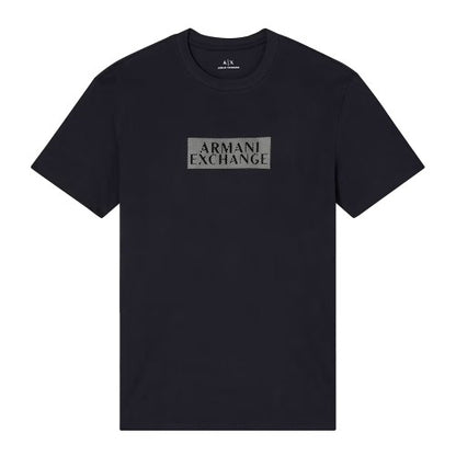 Front - Armani Exchange Mens Logo T-Shirt