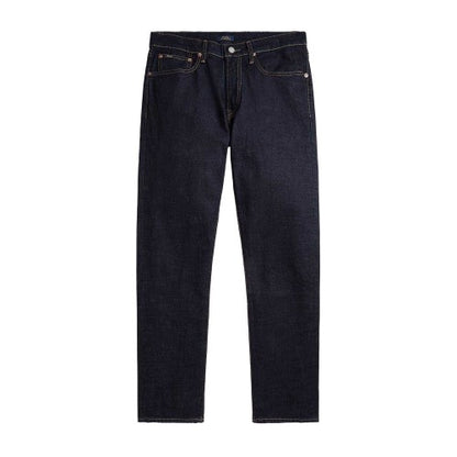 Front - Ralph Lauren Mens Polo Stretch-Cotton Denim Straight Jeans